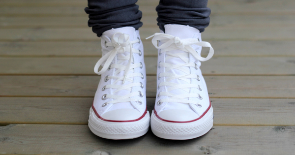 how to wash white leather converse